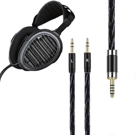 Câble audio robuste 3,5 mm mâle vers 3,5 mm avec fils OFC pour casque D7100 (1/4)