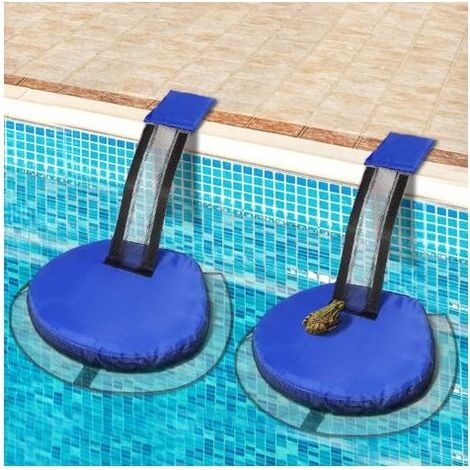 Lot de 2 rampes de secours gonflables pour animaux - Accessoires de piscine - Bleu (1/5)