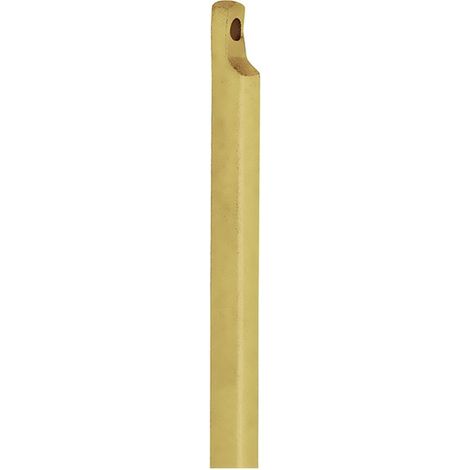 Barres pour boulon de friction de portail 10X1000 mm jaune-zinc