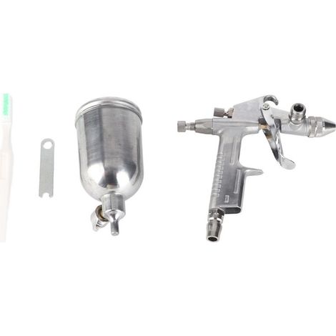 Pistolet Pulvérisateur, Buse Professionnelle 0,5 Mm 125 Ml Mini Pistolet Pulvérisateur Pneumatique pour Réparation de Peinture de Voiture, Apprêt, Vernis/couche de Finition et Retouche (1/4)