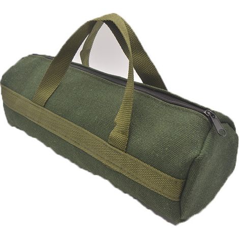 Sac à outils robuste sac de travail pour hommes sac à outils multifonctionnel kit de réparation sac de rangement d'outils de réparation pour hommes et femmes sac à outils portable 1 pièce vert, taille (1/2)