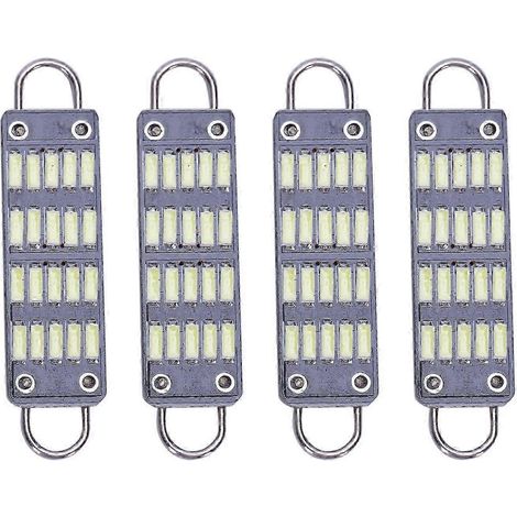 Ampoule LED feston blanche 44 mm, 20 LED SMD à boucle rigide 1,73 pouce, plafonnier intérieur LED 561 562 567 5 (1/5)