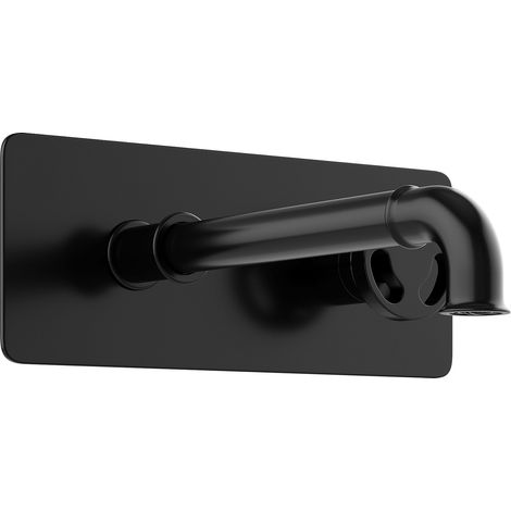 Robinet mitigeur mécanique à encastrer - Noir mat - KAZANKA