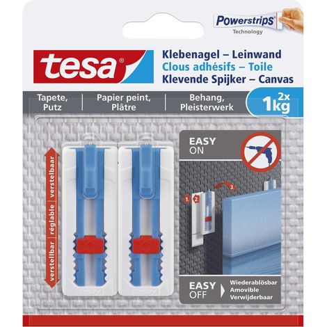 Soporte adhesivo para cuadro Sistema de montaje adhesivo TESA blanco