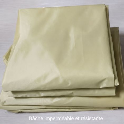 Housse de protection imperméable et anti-poussière pour machine et mobilier - Beige jaune réf 2514 100 g – Livraison gratuite