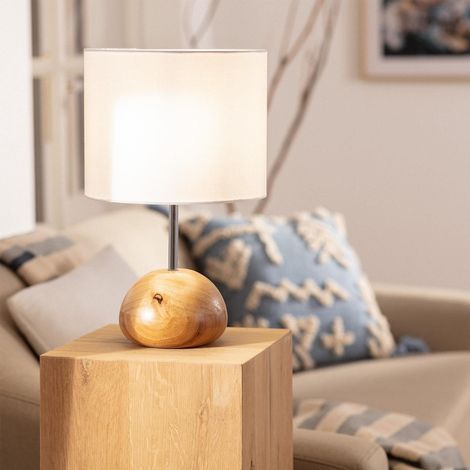Lampada da Tavolo Legno Gulbi Naturale (1/5)
