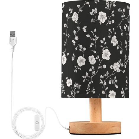 Lampe de table à base blanche style gothique pour garçons bureau (1/5)