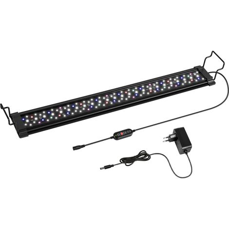 Randaco Farbige LED-Lampe für Aquarien 28 W mit Halterung und Zeitschaltuhr (1/5)