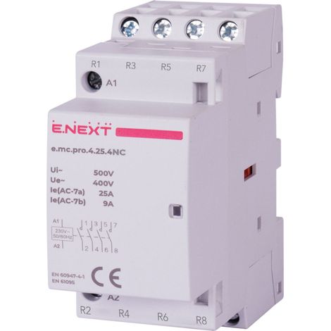 E.next p005224 Modulares Schütz PRO 4P 25A 4NC 230V AC
