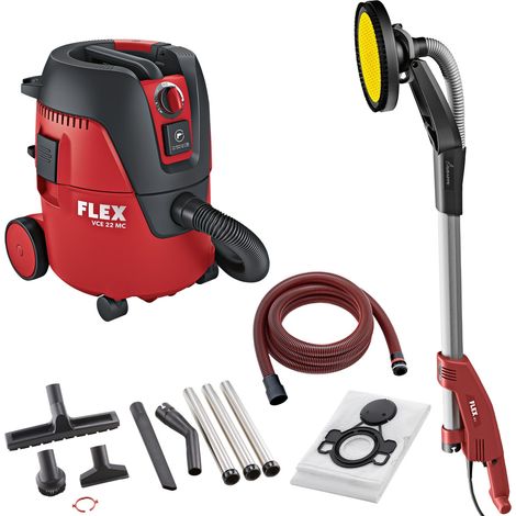 FLEX Wand- und Deckenschleifer Giraffe GE 5 + VCE 22 M MC 20 l Klasse M