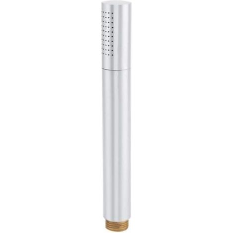 Pommeau de Douche à Main, Matériau en Cuivre, Poli, Prise Confortable, Détachable, Réutilisable, Filetage G 1/2, 19,2 2,4 2,4 Cm, pour Salle de Bain (1/4)