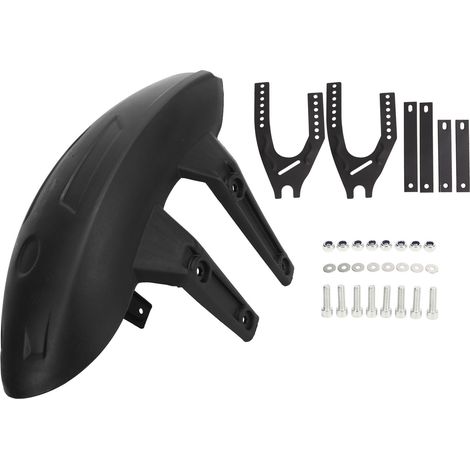 Garde-boue arrière moto acier carbone universel antidérapant imperméable pneu 130-160 protection éclaboussures (1/5)