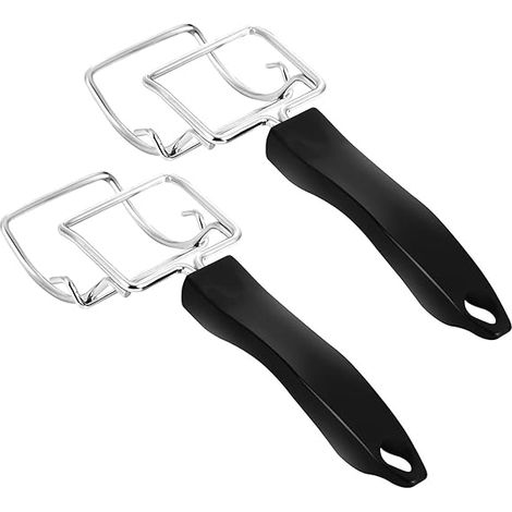 Sollbry 2er-Pack Heißluftfritteuse-Zangen, Toaster-Ofenblech, Gitterentferner, Ofengestell-Entferner (1/5)