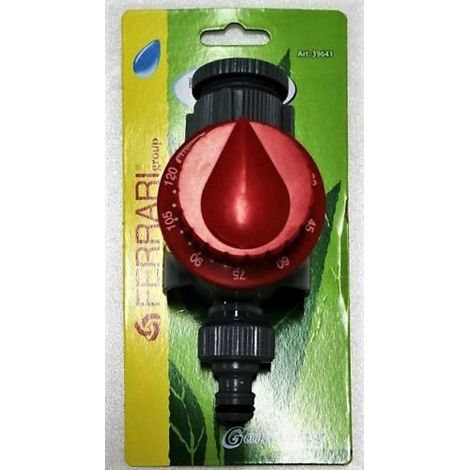 PROGRAMMATORE TIMER MANUALE PER IRRIGAZIONE CON RACCORDO 3/4 A RUBINETTO (28741) (1/2)