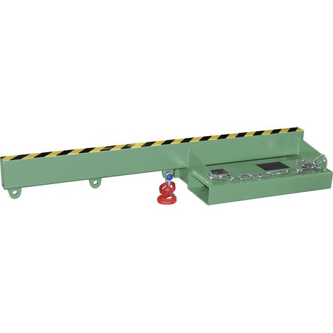 Bauer Lastarm LA 1600-2,5, lackiert, Resedagrün