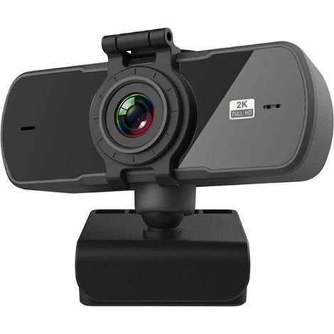 Webcam 2K Full HD 1080P Web Camera Autofocus avec Microphone USB Web Cam pour PC Ordinateur Portable Bureau Webcamera (1/2)