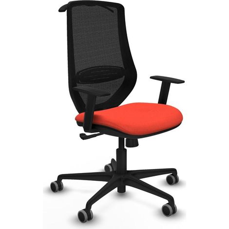 Piqueras-y-crespo Sedia Ergonomica Arancio Scuro Ufficio