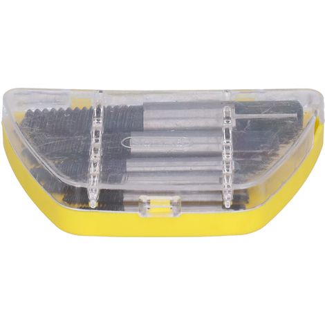[JAMAIS UTILISÉ]Extracteur de vis (lot de 6) pour boulons cassés ou endommagés, en acier rapide, avec forets à gros filetage. (1/5)
