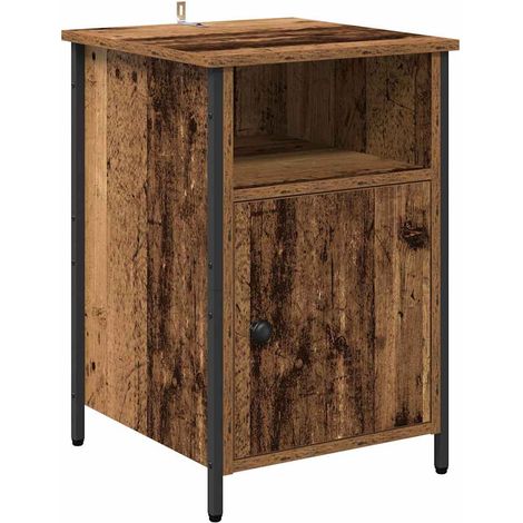 Armario de Noche Madera vieja 40 x 42 x 60 cm vidaXL (1/5)