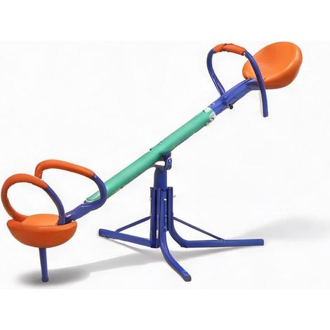 Balancelle rotative 360° pour enfants structure acier en acero PP (1/5)