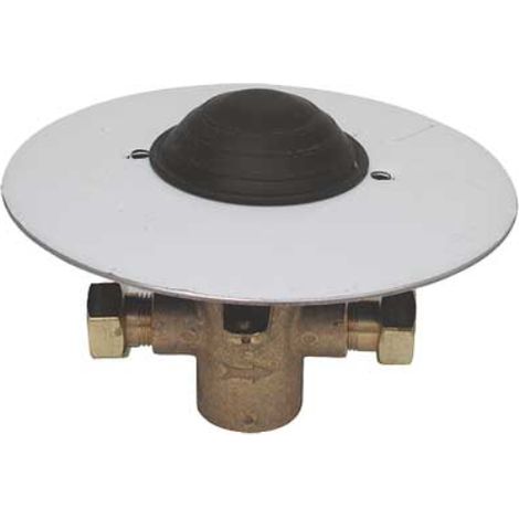 Rubinetto incasso a pedale pavimento piastra mm 120  M.c.m.