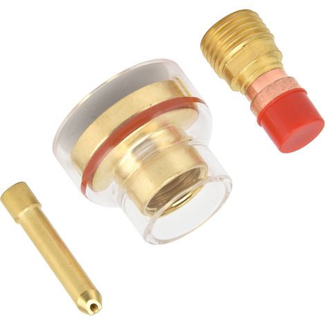 Jeu de soudure TIG 1,6 mm, torche avec coupelle en verre, pince et buse, pour poste à souder argon WP 17/18/26 (1/5)