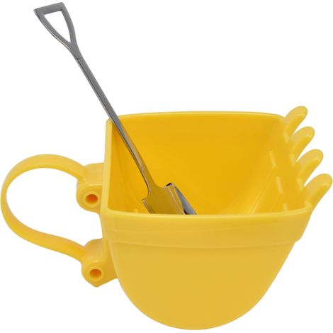Lustige Baggerschaufel-Tasse, Kuchenbecher, kreatives Scherzgeschenk, 330-ml-Kaffeebecher (1/5)