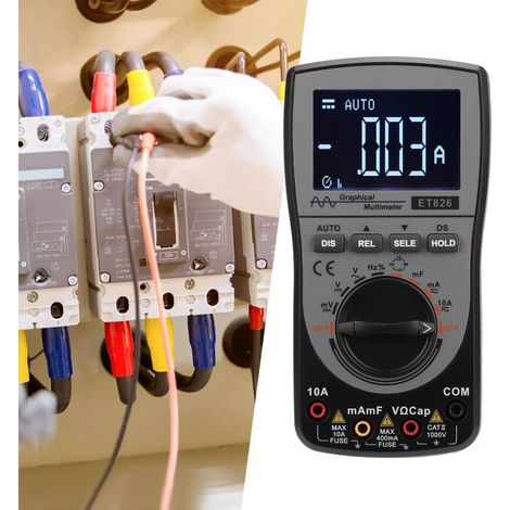 Nouvel oscilloscope portable à calibration automatique et multimètre de haute précision 2 en 1 (1/5)