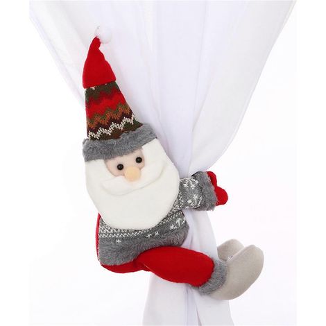 Embrasses de rideaux de Noël - Décoration élégante et chaleureuse - Accessoire pour vitrine de Noël (1/4)
