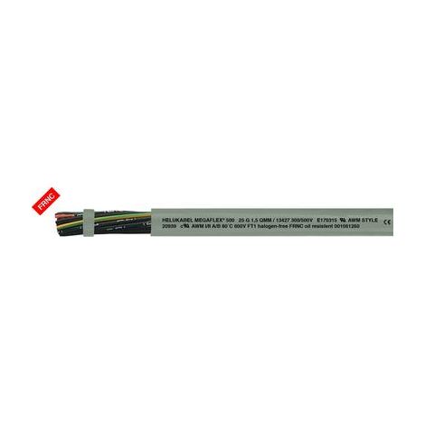 Helukabel MEGAFLEX 500 cavo elettrico grigio 0,75 mm²