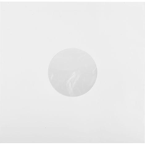 Sac De Disque Vinyle - Anti-statique - Pour Disques 12 Pouces - 30,5 X 30,4 Cm - Blanc - Lot De 20 (1/5)