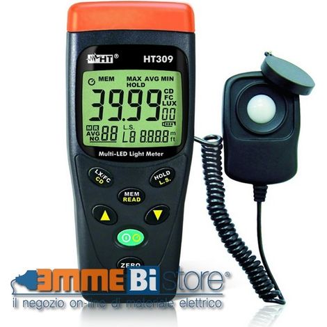 HT Instruments 1009470 HT309 Luxmetro LED 40 - 400000 lx