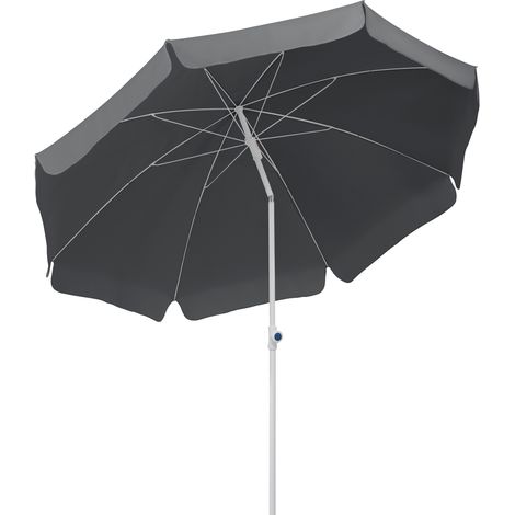 Schneider Sonnenschirm Ibiza Ø 200 cm Anthrazit UV-Schutz: 50+ Balkonschirm (1/4)