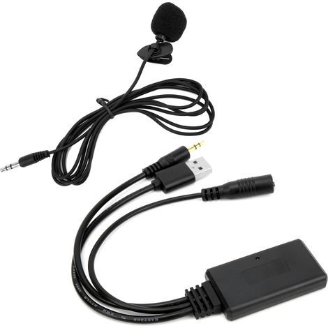 Adaptador de micrófono Bluetooth 5.0, cable auxiliar de audio estéreo para BMW Z4 E60 E63 E64 E66 E81 E82 E70 E90 (1/5)