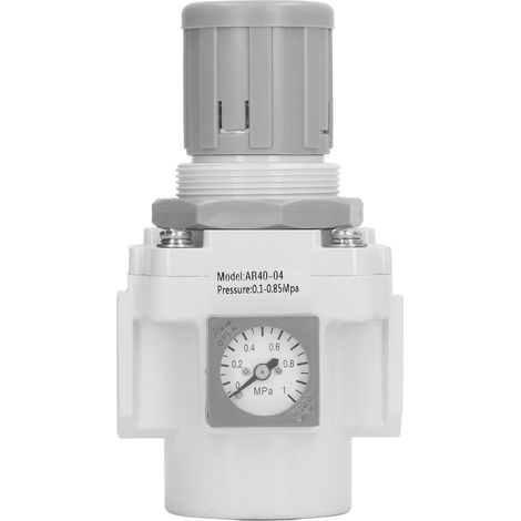 Régulateur de pression d'air 14,5-123,3 PSI, robinet de contrôle de débit en alliage d'aluminium, filetage G1/2in, avec manomètre (1/5)