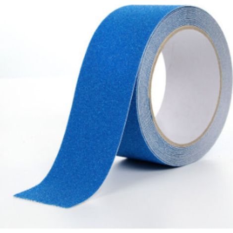 5 m x 5 cm blaues PVC-Antirutschband für Treppen, Stufen, Böden, Sicherheitsdekoration (1/4)