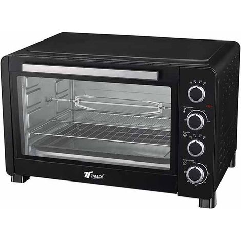 Suinga – Mini four chaleur tournante 60L 2500W – Température jusqu'à 230ºC – Double porte vitrée – Accessoires inclus – Dimensions 64x46x40 cm