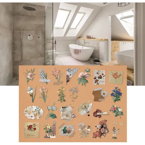 Autocollants décoratifs pour gobelets d'eau, motifs uniques, écriture visible et durable, pour la décoration des mains et les loisirs créatifs. (1/5)