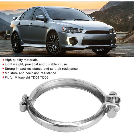 Kit de colliers de serrage V-Band pour turbocompresseur Mitsubishi TD05 TD06, 90.8mm/3.57 pouces (1/5)