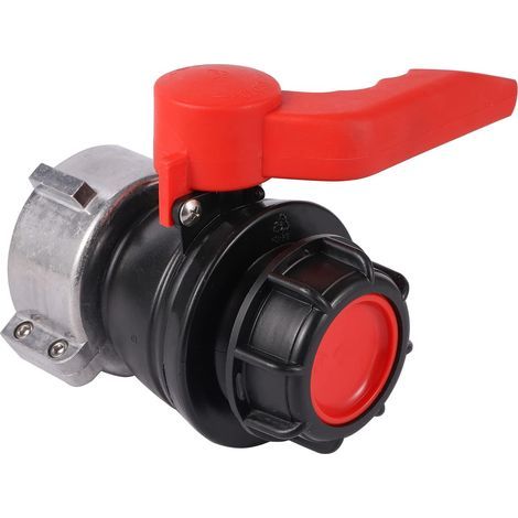 Robinet Cuve 1000L Adaptateur Cuve DN65(S806)-80mm Raccord Cuve IBC Robinet de Vidange Adaptateu de Réservoir IBC Connecteur Cuve IBC Papillon (1/4)