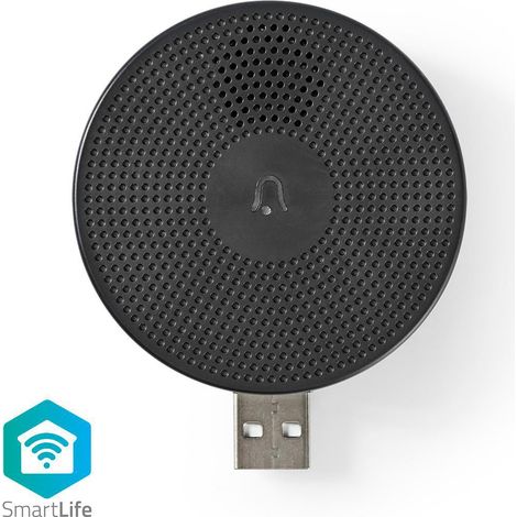 Nedis WIFICDPC10BK Campanello wireless nero USB Wi-Fi (1/5)