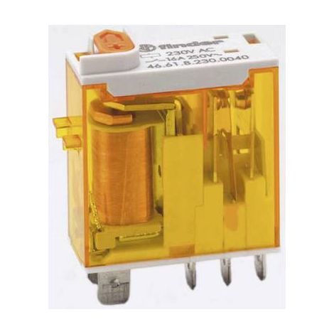 Finder 46 Series Relais de puissance 1 RT, bobine 48V c.a. Enfichable 1.2W ( Prix pour 1 ) (1/2)