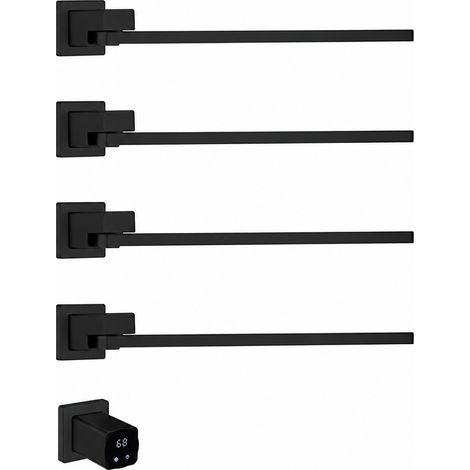 Sèche-Serviettes 15 noir pivotant encastré - barres personnalisables - brut 4,33 kg - produit 65518 - emballage 77,532,78 cm 77,5 × 32,5 × 8 cm 4,33 kg – Livraison gratuite