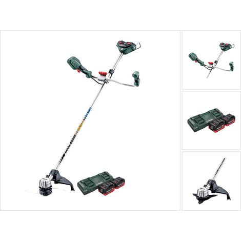 Metabo FSB 36-18 LTX BL 40 Akku Freischneider 36 V ( 2x 18 V ) Zweihandgriff Brushless + 2x Akku 10,0 Ah + Doppelladegerät (1/5)