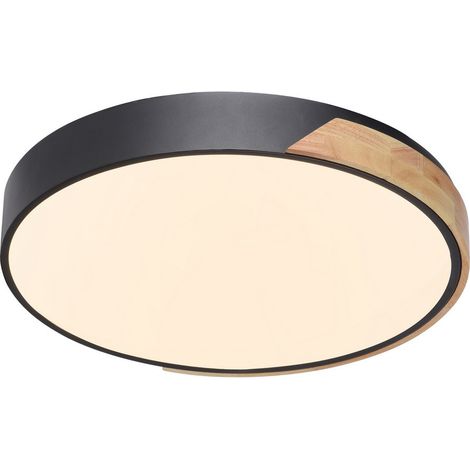 Plafonnier rond Q-Bila noir - 6071-18 (1/5)