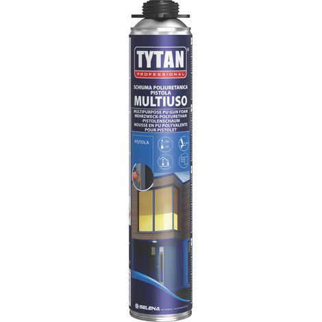 Tytan SCHIUMA POLIURETANICA UNIVERSALE MULTIUSO PER PISTOLA ml. 750 12.00 pz