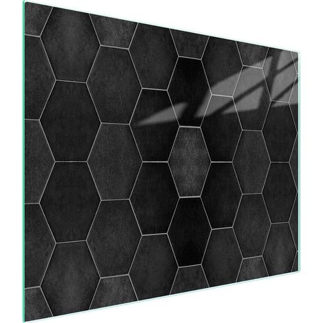 1 Planche à découper en verre, 52x30 cm, protection plaque induction, dessous de plat, cuisine (1/5)