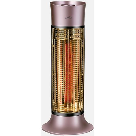 Estufa eléctrica de carbono Yuma 900W Rosa/Negro 2 potencias Oscilante (1/2)