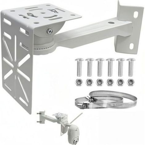 Support Polyvalent d'angle pour Caméra Extérieure, Idéal pour Une Surveillance Efficace en Extérieur (1/4)