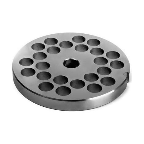 Grille de hachoir à viande n° 8, en acier inoxydable, trous de 10 mm, 3 lames